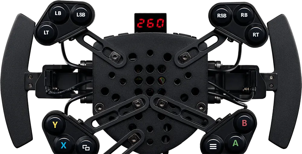 Fanatec ClubSport Universal Hub V2 for Xbox bez obręczy, z czterema modułami przycisk&oacute;w i łopatkami